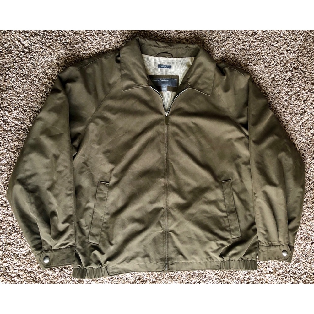 Men’s Lightweight Perry Ellis Microfiber Jacket